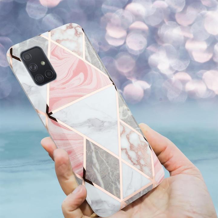 Produktbild Cadorabo IMD TPU Bunter Marmor Cover (Samsung Galaxy A51 5G)