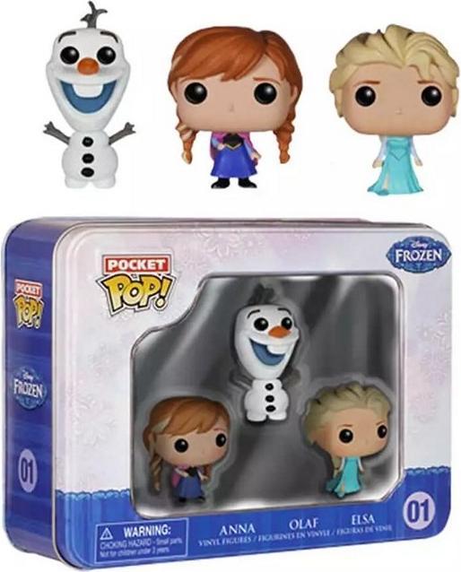 Image du produit Funko Disney Frozen: Tin Box 3-Pack Pocket