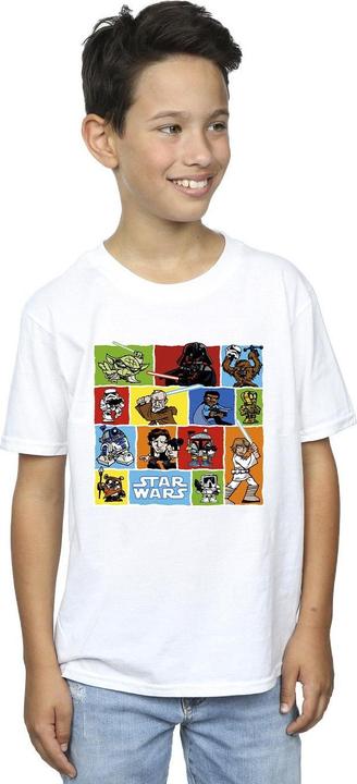 Actual product image Star Wars Boys Comic Drawing Montage T-Shirt (104)