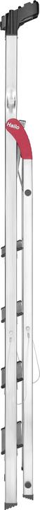 Produktbild Hailo L60 StandardLine, Alu-Sicherheits-Stehleiter, 5 Stufen (Stehleiter, 184 cm)