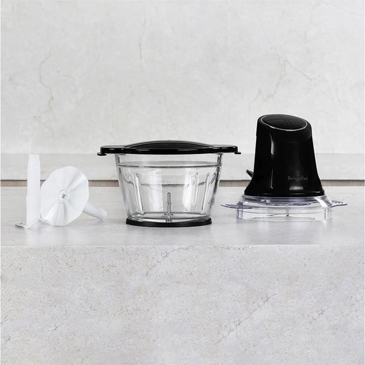 Actual product image BerlingerHaus Haus Zerkleinerer 1 Liter Black Silver Collection (1000 ml, 500 W)