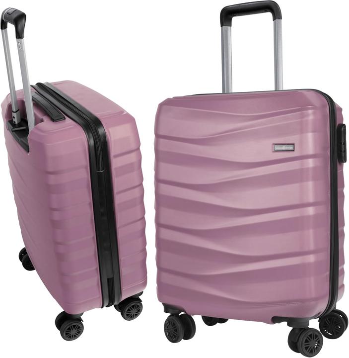 Actual product image Hansekoffer Hartschalenkoffer mit Rollen und Zahlenschloss (105 l, L (90 - 115l))