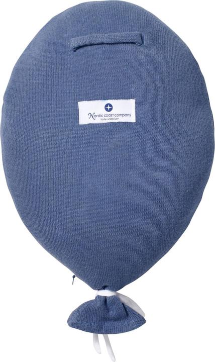 Immagine prodotto Cuscino decorativo palloncino blu "Welcome Little One (40 x 25 cm)