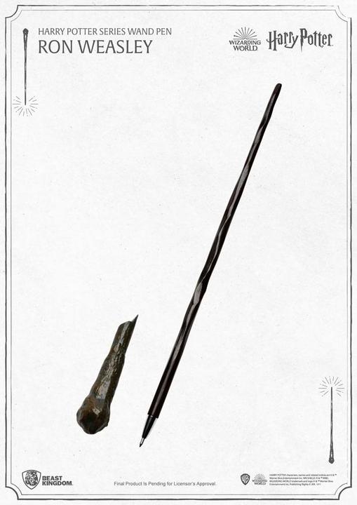 Beast Kingdom Harry Potter - Stylo à Bille Baguette Magique de Ron Weasley