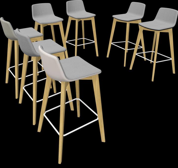 Immagine prodotto Narbutas Sgabello da bar Twist & Sit