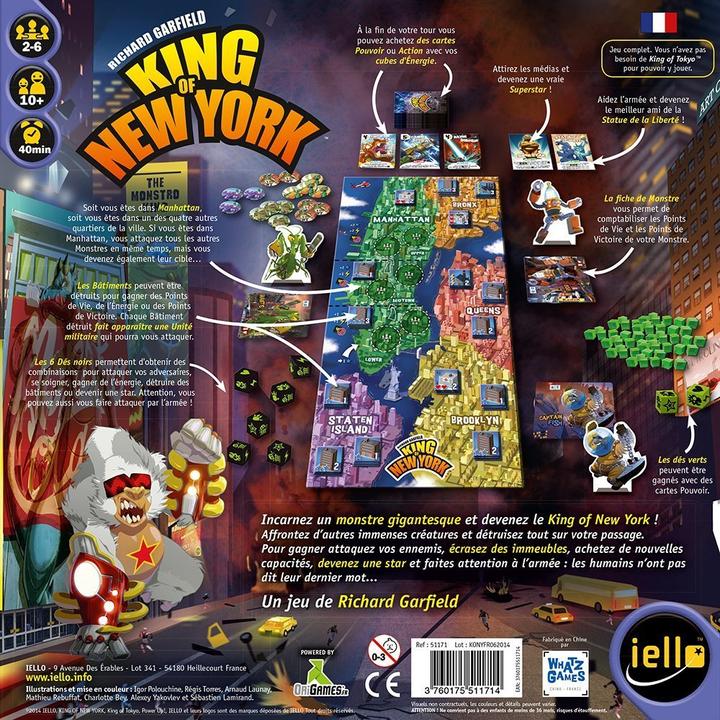 Produktbild Iello Jeu - King of New York (Französisch)
