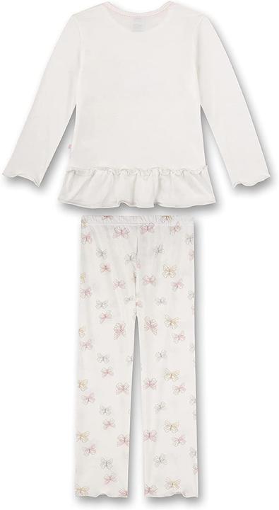 Sanetta Pyjama weiss/klein gemustert
