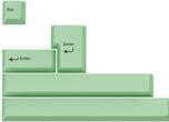 Actual product image Guido Maria Kretschmer GMK Additional Kit, ABS-Keycaps, Double-Shot, Erweiterungsset für ISO & ANSI - pastell grün