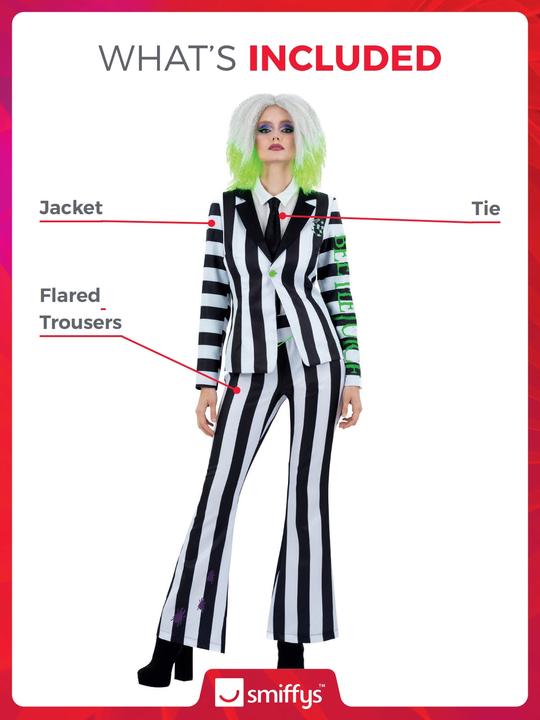 Actual product image Smiffys Beetlejuice Hosenanzug für Frauen (S)