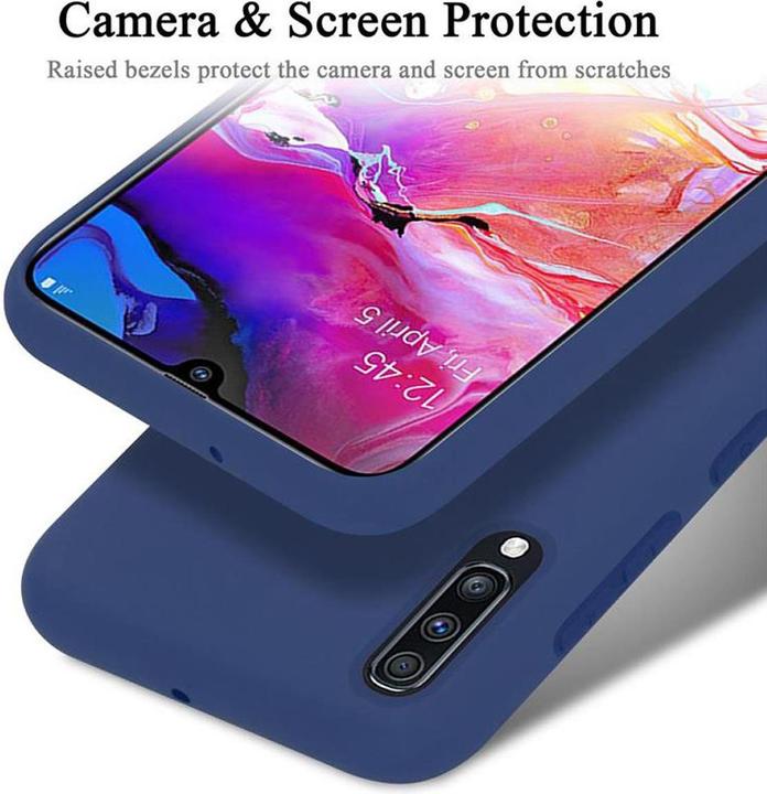 Actual product image Cadorabo TPU Liquid Silicone Case Cover (Samsung Galaxy A70S, Samsung Galaxy A70)