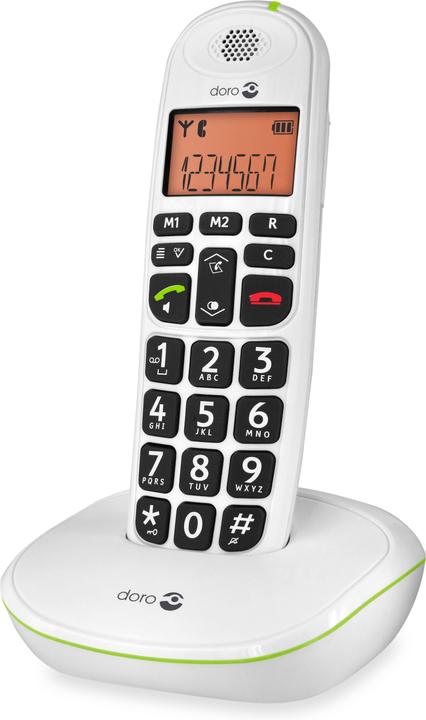 Image du produit Doro PhoneEasy 100w, Téléphone analogique/DECT, Combiné sans fil, Haut-parleur, 20 entrées