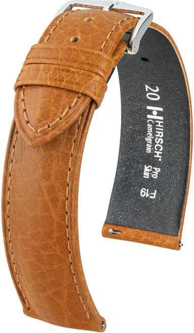 Actual product image Hirsch Camel grey (20 mm, Calf, Galaxy Watch 5 (44mm), Galaxy Watch 5 Pro, Galaxy Watch 6, Galaxy Watch 6 Pro, Huawei Watch GT 3 Pro (43mm), Polar Unite, Garmin vívoactive 5, Garmin Forerunner 55, Galaxy watch 4 (40mm), Galaxy watch 4 (44mm))