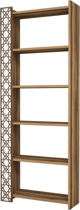 Walnut and white