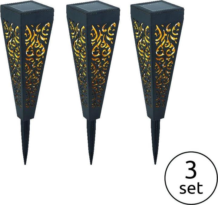 Produktbild Globo Solarleuchte schwarz 1xLED (IP44)