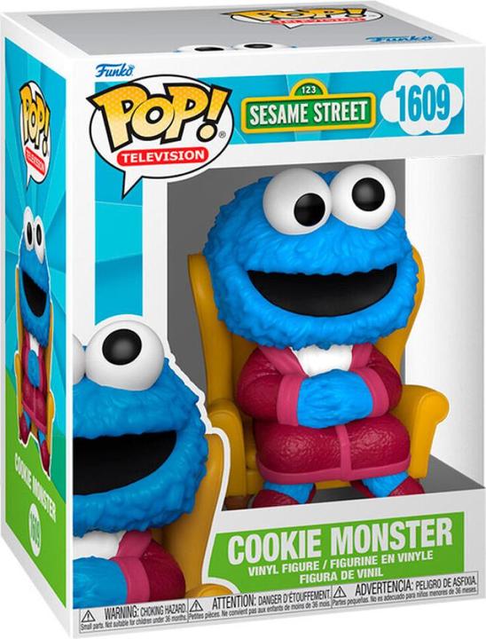 Actual product image Funko Sesame Street POP! TV Vinyl Figure Cookie Monster 9 cm