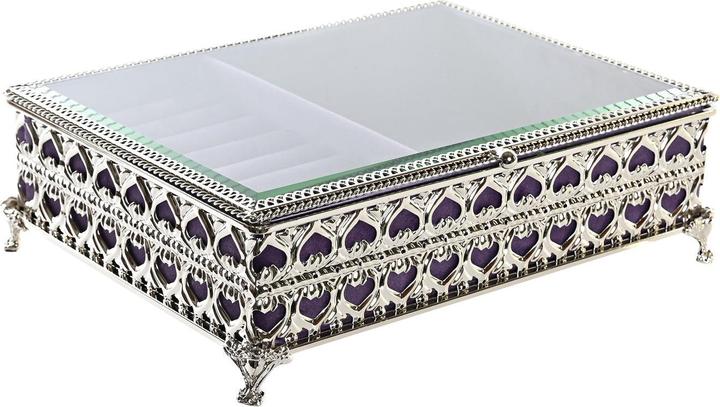 Produktbild DKD Home Decor Jewelry box Crystal Metal (24 x 18 x 7 cm)