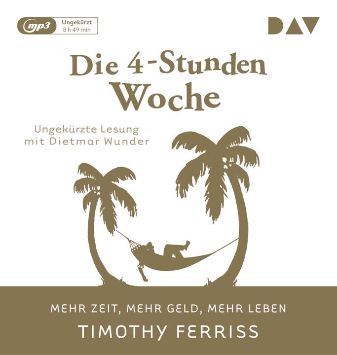 Produktbild Die 4-Stunden-Woche. Mehr Zeit, mehr Geld, mehr Leben (Dietmar Wunder, Timothy Ferriss, Christoph Bausum, Deutsch)