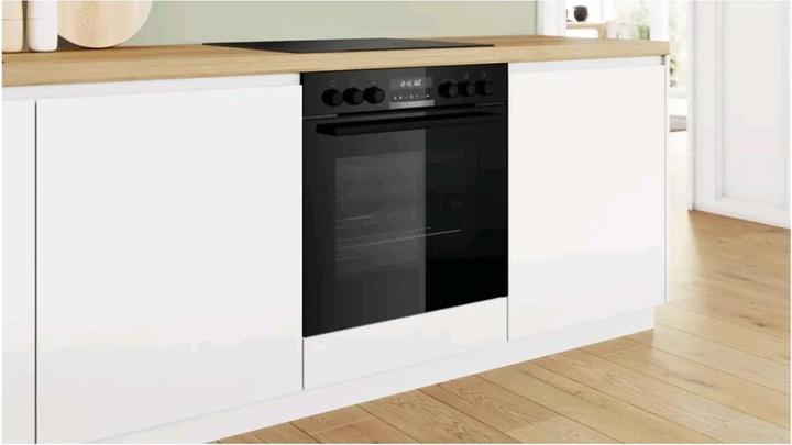 Image du produit Bosch Hausgeräte Built-in cooker set, HEG578BB4 + NIF645CB5E, Réchaud encastrable, Four à induction, HND675LS62