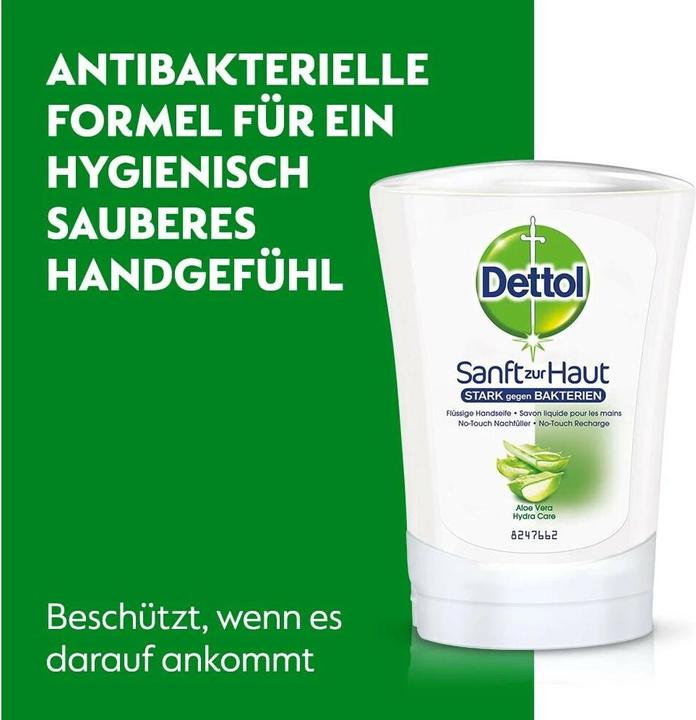 Produktbild Dettol No Touch Nachfüller Aloe Vera (Flüssigseife, Handseife Nachfüllpackung, 250 ml)