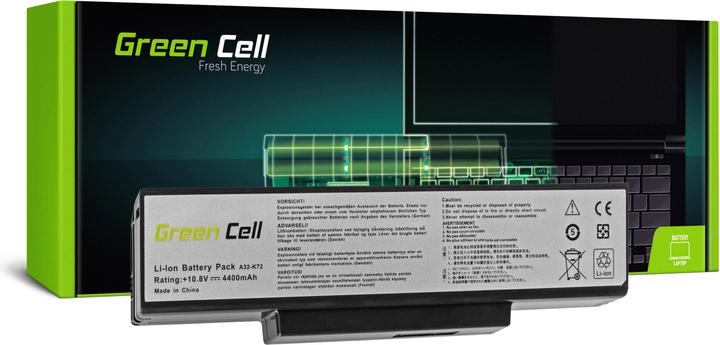 Immagine prodotto GreenCell AS06 - Batteria - ASUS - N71 K72 K72J K72F K73SV N71 N73 N73S N73SV X73S (6 Celle, 4400 mAh)