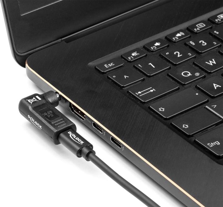 Actual product image Delock Adapter USB-C to Sony 6.0 x 4.3 mm 90° angled (0.04 m, USB 3.0)