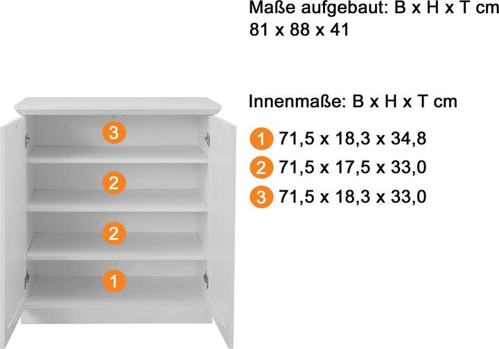 Image du produit Trendteam Brandson Baxter (81 x 41 x 88 cm)
