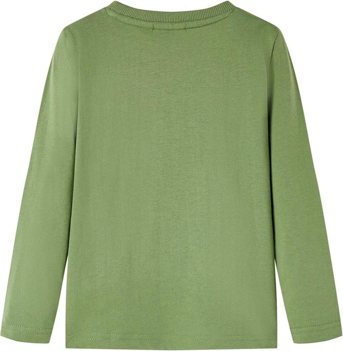 Produktbild VidaXL Kinder-Langarmshirt Helles Khaki 140,Material: 100 (140)