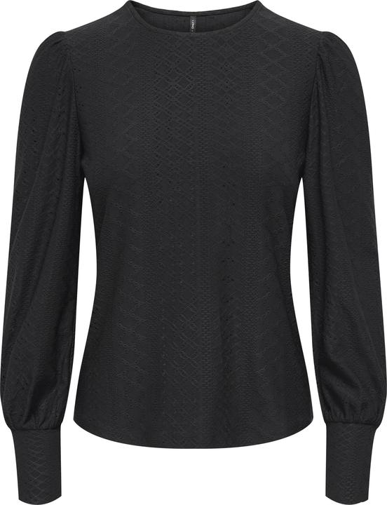 Produktbild Only Normal geschnitten Rundhals Elastische Bündchen Puffärmel Top Top (M)