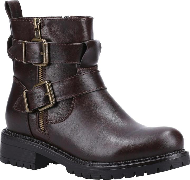 Actual product image Divaz Ankle Boots Sarah Motorcycle Style (37)