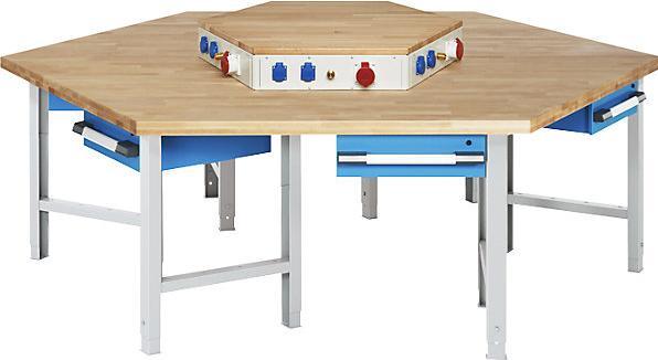 Immagine prodotto eurokraft pro banco di lavoro di gruppo (270 cm, 235 cm)