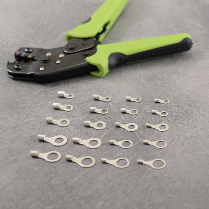 Produktbild Quadrios 23C501 Ringkabelschuh Querschnitt (max.)=2.5 mm² Loch-Ø=4.3 mm Unisoli