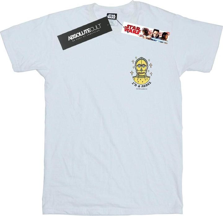 Star Wars C3PO I'm A Rebel Chest Print TShirt (XL)