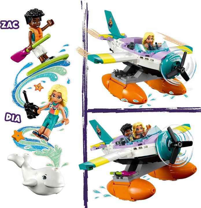 Actual product image LEGO Sea rescue aircraft (41752, LEGO Friends)