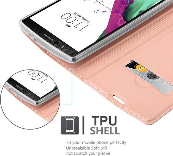 Produktbild Cadorabo Book Classy Style Cover (LG G4, Motorola Moto G4 Plus)