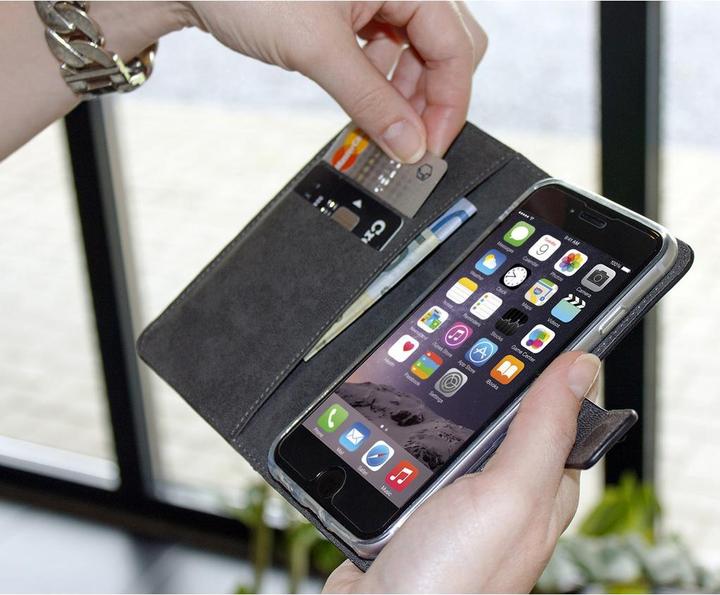 Productafbeelding Mobiparts Premium Wallet TPU Case Nokia 8 Black (Nokia 8)