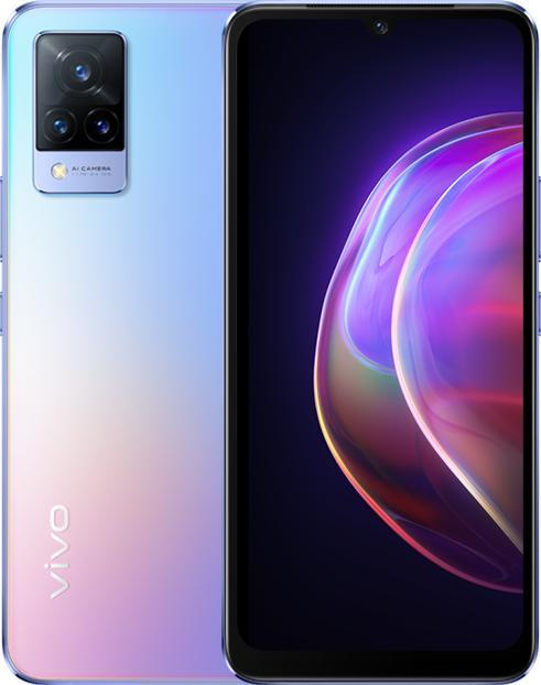 Vivo V21 5G (128 Go, Éblouissement du coucher du soleil, 6.44", Double SIM hybride, 64 Mpx, 5G)