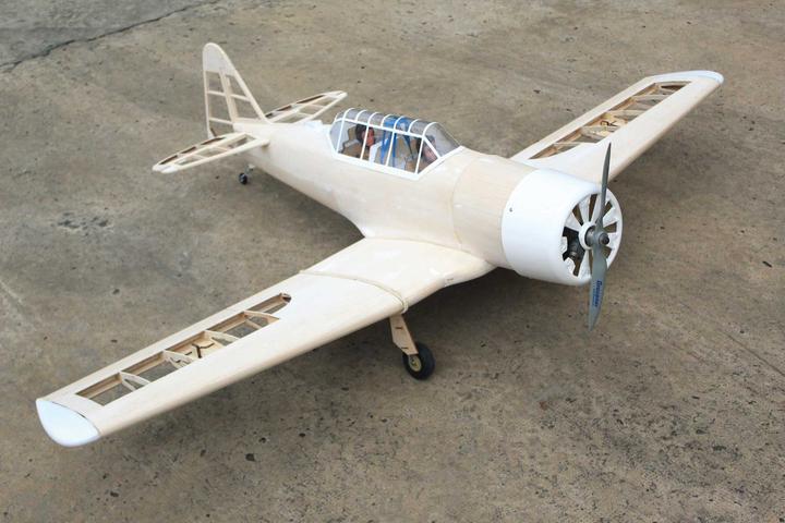 Actual product image Seagull Models SG-Models ) AT-6 Texan 62,9" Master Scale Kit wooden kit (Warbird)