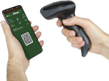 Image du produit Hamlet HBCS-2D110W lecteur de codes à barres Lecteur de codes à barres CMOS 1D/2D portable Noir (Codes à barres 1D, Codes à barres 2D)