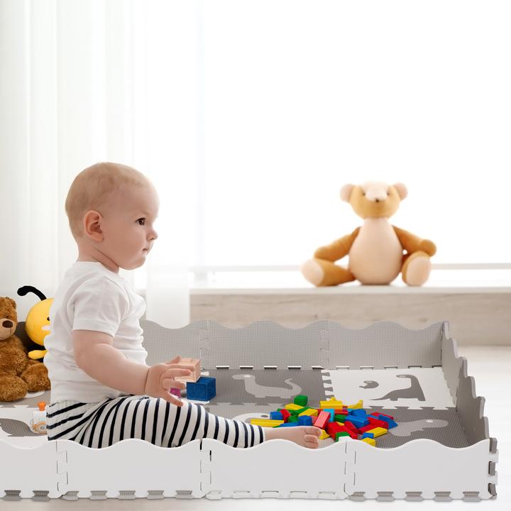 Actual product image Relaxdays 30-piece puzzle mat (32 x 32 x 1 cm)