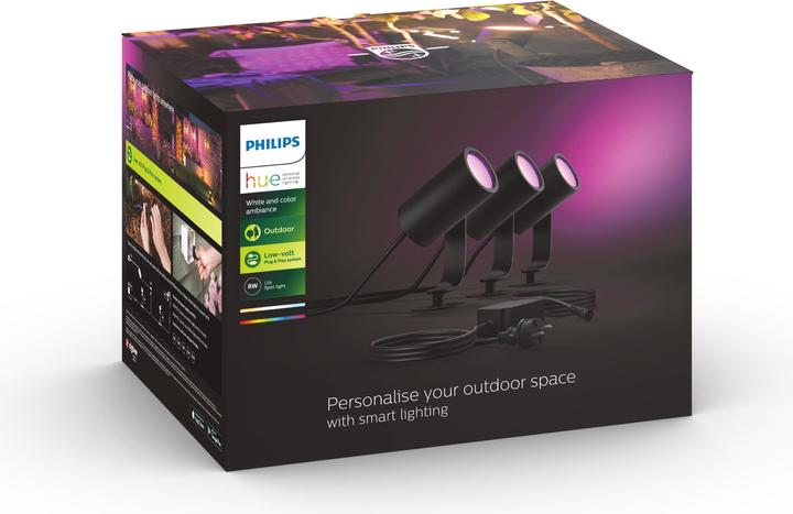 Actual product image Philips Hue Lily Basic Set (DE Plug) (640 lm, IP65)