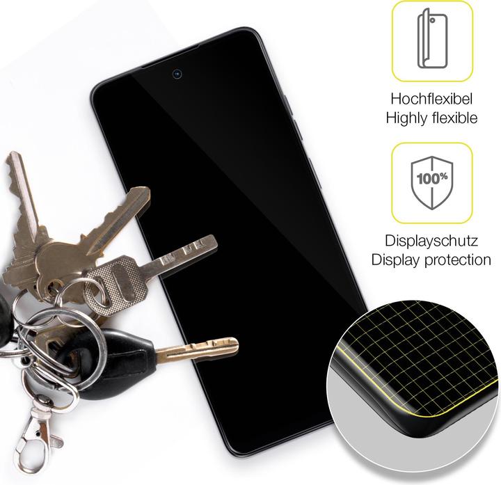 Actual product image Dipos 3D Full Cover Screen Protector (1 Piece, Motorola Moto G24 Power)