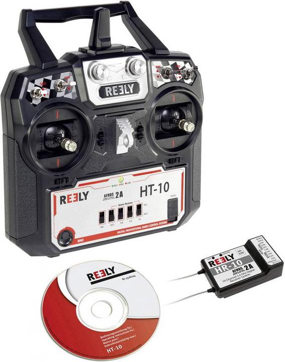 Actual product image Reely HT-10 handheld remote control 2.4G