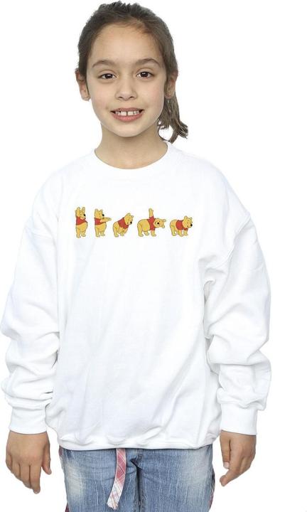 Actual product image Disney Girls Winnie The Pooh Stretching Sweatshirt (152, 158)