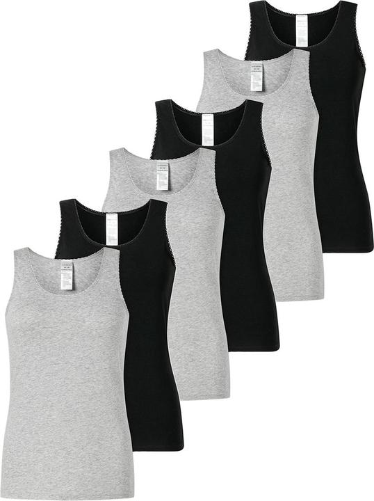Produktbild Schiesser 6er Pack 95/5 Modern Cotton Unterhemd / Top (42, XL)