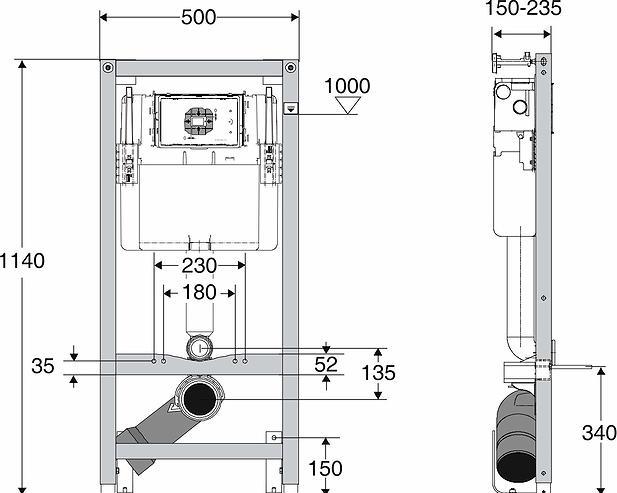 Image du produit Ifö Module Sign wc 112 - 2/4 litres gen II