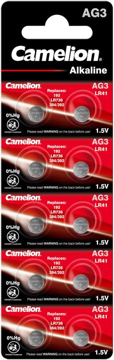 Actual product image Camelion Alkaline (10 pcs., LR41, 41 mAh)