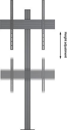 Produktbild Multibrackets Bodenständer 1x, 55"-86", Stahl/Aluminium (86", 80 kg)