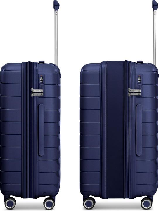 Image du produit Franky London Ensemble de valises à 4 roulettes 3 pièces avec soufflet d'expansion (187 l, XL (à partir de 115l))