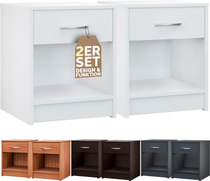 Set of 2 white
