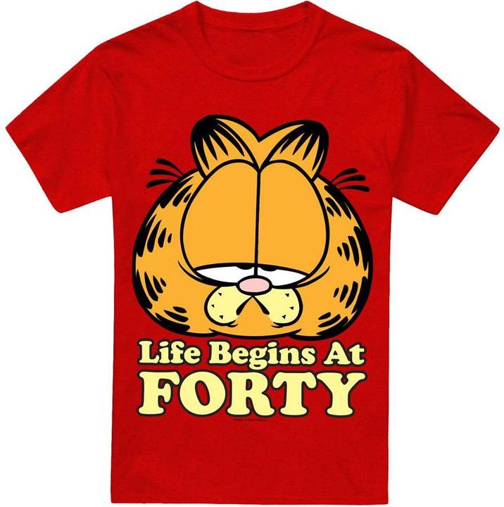 Image du produit Garfield - T-shirt LIFE BEGINS AT FORTY - Adulte (3XL)